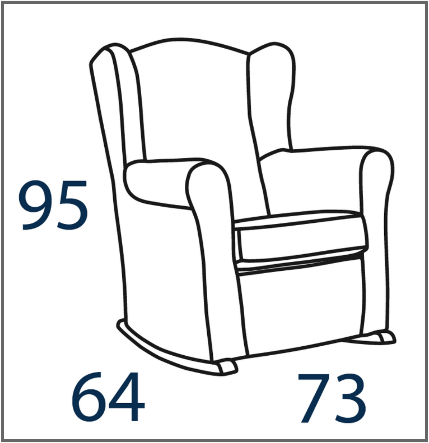 sillón mecedora natale de roa 4 roa sillã³n natale medidas
